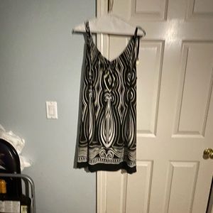 Sleeveless short swing dress